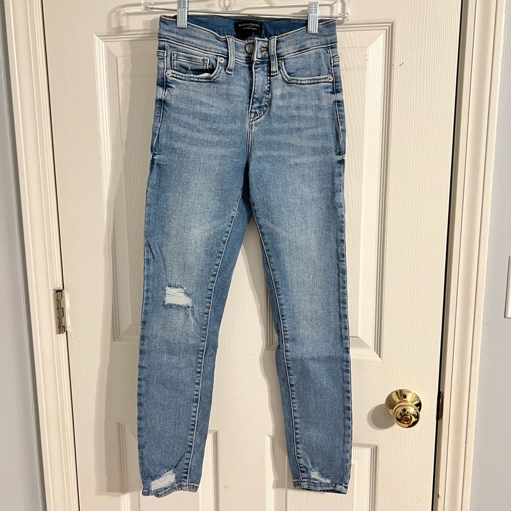 Banana Republic High Rise Skinny Jeans